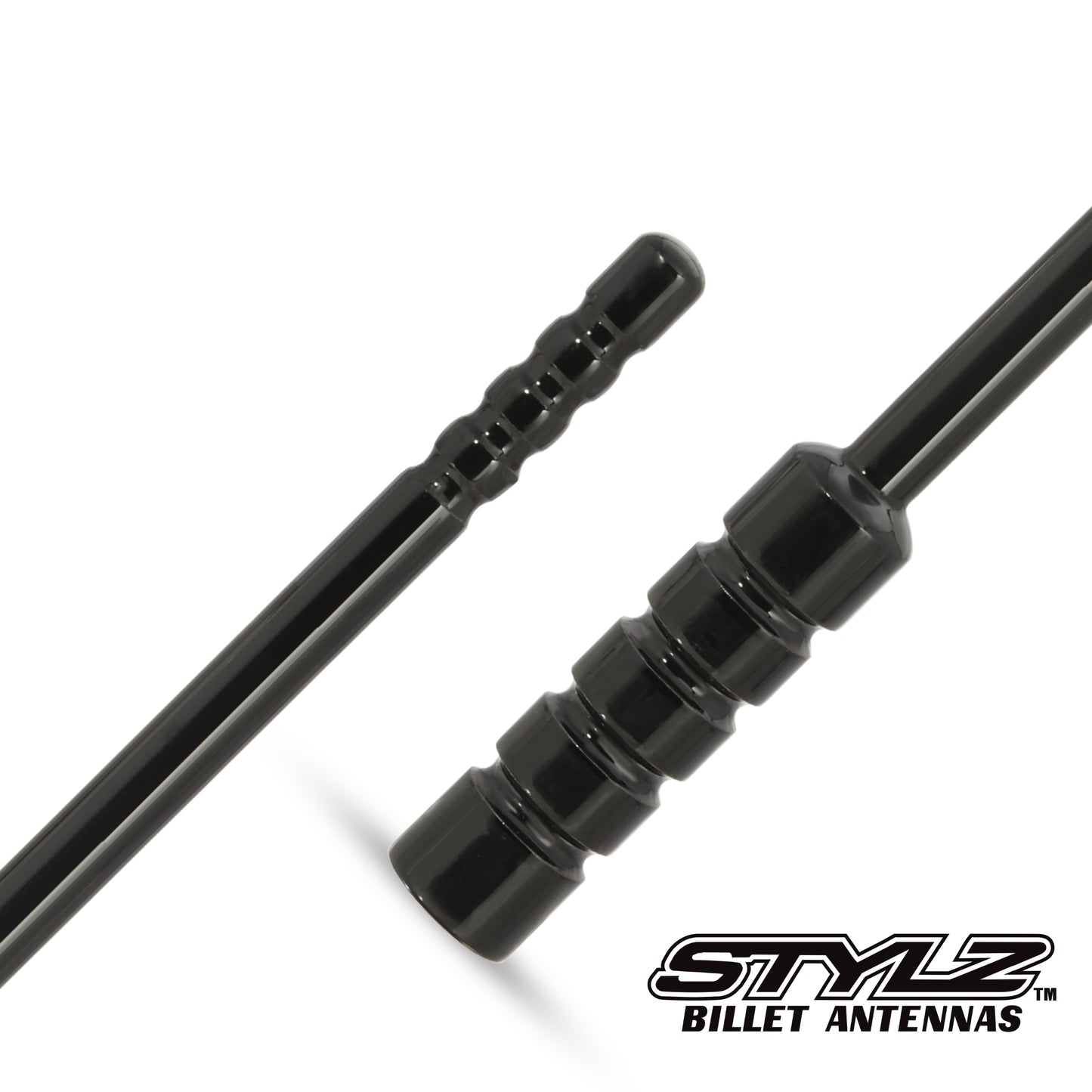 STYLZ Black Gloss Billet Antenna - The Timeless